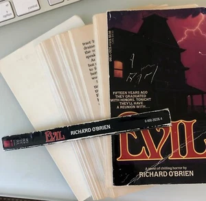 Evil - Richard O'Brien - Paperback -OOP  - POOR CONDITION SEE CONDITION DESCRIP - Picture 1 of 2