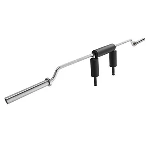 700 LBS Fitness Squat Bar, Safety Squat Bar Attachment with Shoulder &Arm Pads - Picture 1 of 7