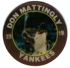 1991 7 Eleven Slurpee Super Star Sports Coins #11 Don Mattingly New York Yankees