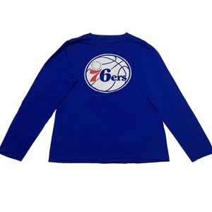 Fanatics NBA Philadelphia 76ers Ben Simmons | Blue Long Sleeve T-Shirt | Men's S - Picture 1 of 6