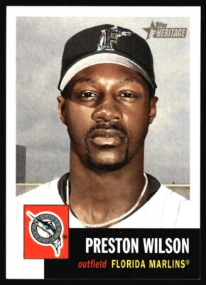 Topps Heritage Preston Wilson #100 Florida Marlins 2002 Foto 1 de 2