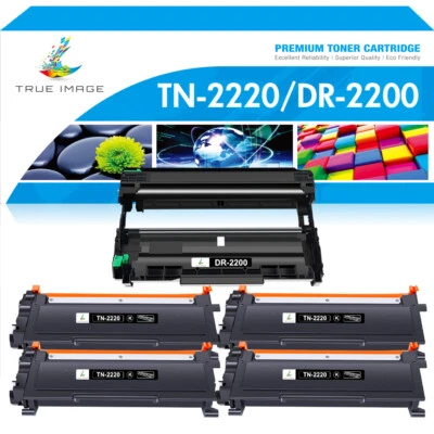 Toner+Trommel Kompatibel für Brother TN-2220 DR-2200 HL-2240 HL-2250DN MFC-7360N - Bild 1 von 4