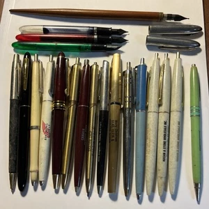vintage ball point and fountain pen set - Picture 1 of 10
