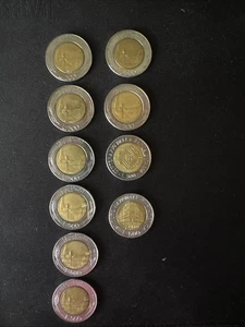 Lotto da 10 monete 500 Lire diverse annate Come da foto  Buone condizioni +2 Var - Foto 1 di 3
