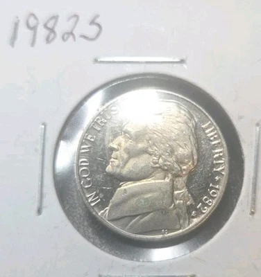 1982-S JEFFERSON, IMPAIRED PROOF STRIKE, MS+++ DETAILS, CIRCULATED FULL STEPS - Image 1 of 2