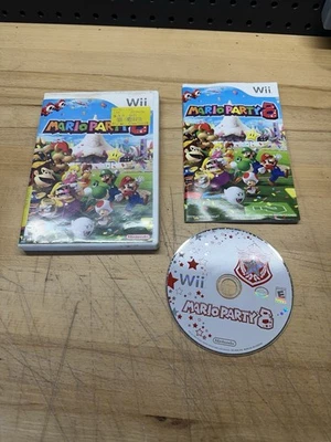 Mario Party 8 (Nintendo Wii, 2006) CIB Complete with Manual - Image 1 of 2