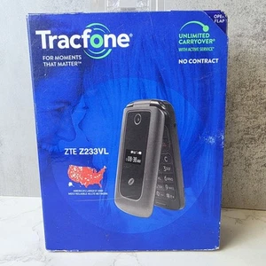 Tracfone Wireless ZTE Z233VL 4G LTE Flip Phone BRAND NEW Smart Flip Modern - Picture 1 of 9