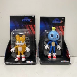 "Figura de acción Jakks Sonic the Hedgehog 3 Chao Mascot Sonic & Tails 2,5""" - Imagen 1 de 2
