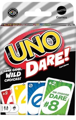 Mattel Games UNO Dare Card Game for Families & Parties Featuring Challenging...  - Image 1 of 4