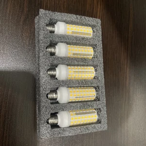 5pcs E11 LED Bulb Dimmable 10W 120V 950LM 96-2835 Ceramics Light warm white - Picture 1 of 2