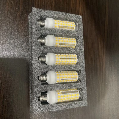5pcs E11 LED Bulb Dimmable 10W 120V 950LM 96-2835 Ceramics Light warm white - Image 1 of 2