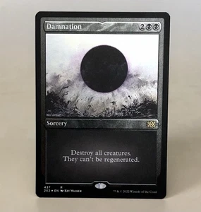 MTG Damnation - Lámina grabada - 2X2 casi nueva - Imagen 1 de 2