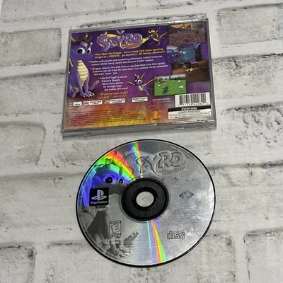 Juego Spyro the Dragon (PS1) PlayStation 1 - Grandes éxitos probados - Sin manual Foto 1 de 3