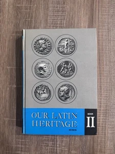 OUR LATIN HERITAGE Book 2 Hardcover Hines & Welch, 1966. (N3) - Picture 1 of 14