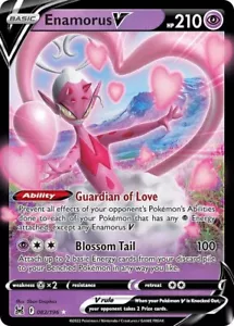 Holo Enamorus V 082/196 Ultra Rare Verlorener Ursprung Pokemon TCG - Bild 1 von 1