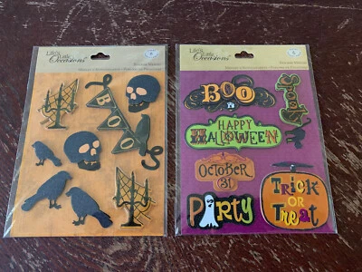 2 Ct. K & Company Lifes Pequeña Ocasión Halloween Pegatina Medleys Foto 1 de 4