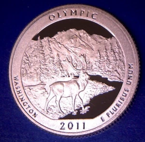 2011 S 25C Clad Proof OLYMPIC AMERICA THE BEAUTIFUL QUARTER **IN STOCK** - Picture 1 of 2