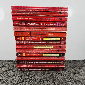 Harlequin Silhouette Desire Temptation Book Lot 15 Contemporary Romance Passion - Picture 1 of 16