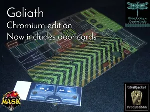 MASK M.A.S.K. Goliath Ultimate Upgrade Sticker Label Kit - Chromium Edition - Picture 1 of 13