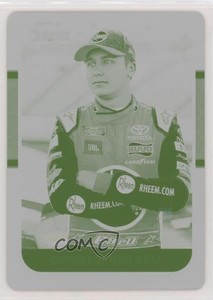 2020 Donruss NASCAR Retro 1987 Printing Plate Yellow 1/1 Christopher Bell d2m