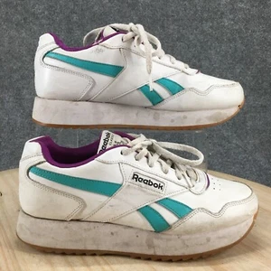 Reebok Shoes Womens 7.5 Classic Harman Run Platform Low Sneakers FW4552 White - Picture 1 of 21