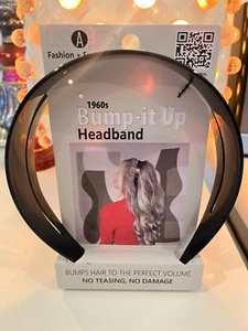 New Loc A Loc Bump It Up 1960s Headband Volume Fashion Function - Picture 1 of 3