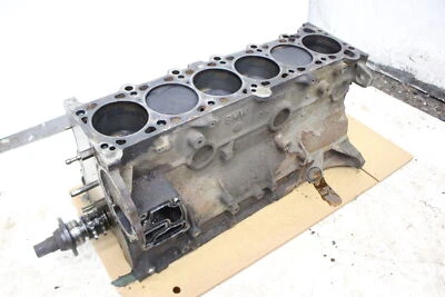 1991-1992 BMW E34 525i M50 6-Cyl Engine Cylinder Short Block Non-Vanos LM77 - Image 1 of 4