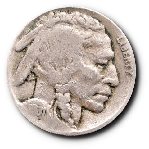 1931-S Buffalo Nickel  5C Key Date Cover
