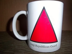 IRAQI REPUBLICAN GUARD (Saddam-era) Coffee Mug, Insignia Desert Storm era, Iraq - Picture 1 of 9