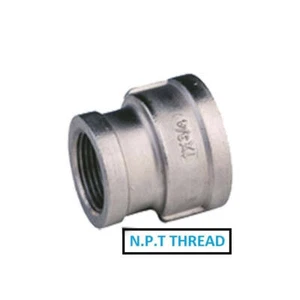 STAINLESS STEEL 316 REDUCING SOCKET - NPT - Picture 1 of 1
