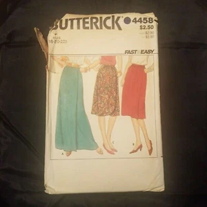 BUTTERICK VINTAGE MISSES RÖCKE UNGESCHNITTENES MUSTER 4458 - Bild 1 von 3