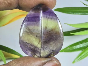13X32MM Natural Rainbow Fluorite Pair Fancy Cabochon Loose Gemstone 43Cts. p644 - Picture 1 of 9