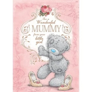 Wonderful Mummy From Little Girl Mother's Day Card Tatty Teddy - Picture 1 of 1