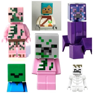 **LEGO Minecraft Minifigures HEADS TORSOS** - Picture 1 of 27