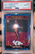 2017-18 NBA Hoops Bam Adebayo #264 Teal Explosion PSA 10🔥🔥🔥🔥🔥