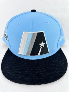 New Era 59Fifty Fitted 5950 Mütze Houston Astros Cord Krempe Größe 8 Seitenaufnäher - Bild 1 von 5