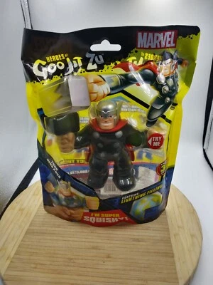 Heroes of Goo Jit Zu Marvel Hero Pack Thor Figura de Acción Juguete Nuevo 2021 Squishy Foto 1 de 4