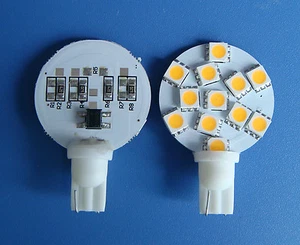 10pcs T10 194 921 W5W 12-5050SMD LED Car Bulb Lamp DC12V Warm White 3000K #Y - Picture 1 of 3