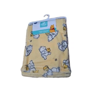 Disney Baby Winnie the Pooh Yellow Baby Blanket 30" x 40" - Picture 1 of 1