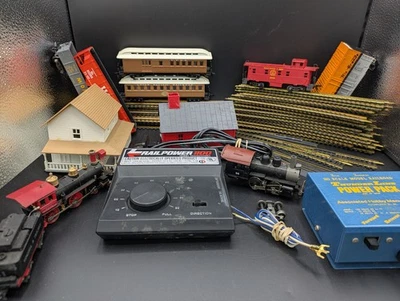 HO scale steam locomotives Rivarossi Virginia & Truckee RENO Railroad set ITALY - Image 1 of 4