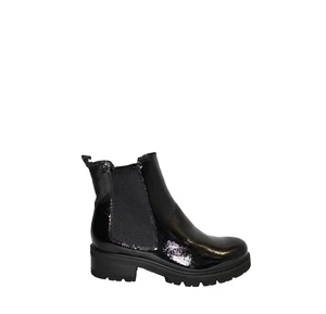 ¡Nuevo! Botas Chelsea LA CANADIENNE Colin charol negras talla 8,5 M DD508 - Imagen 1 de 6