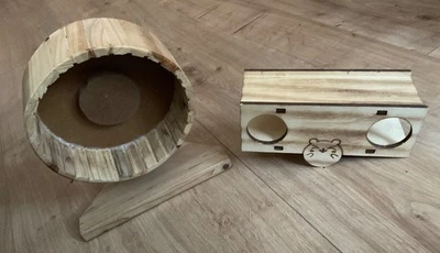 Hamsterrad Hamsterlaufrad Hamster-Laufspielzeug Haustier -Übungsrad mit Wippe - Bild 1 von 4