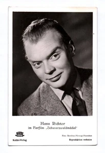 Photo Ak Hans Richter IN Farsfilm " Schwarzwaldmädel " Actor - Picture 1 of 1