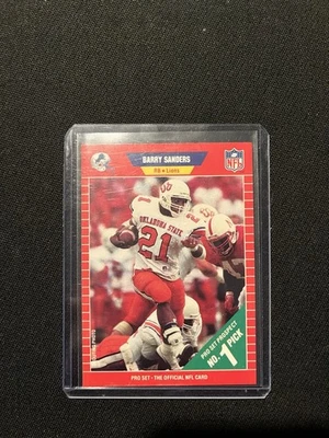 Juego profesional 1989 - Barry Sanders #494 (RC) Foto 1 de 2