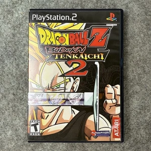 Dragon Ball Z: Budokai Tenkaichi 2 PlayStation 2 PS2 CIB Completo Etiqueta Negra - Imagen 1 de 8