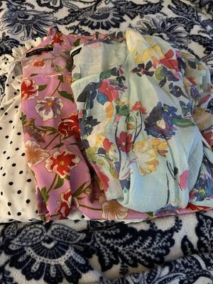 Lot Of Three Plus Size Dress Tops 2x - Image 1 of 4