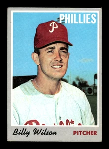 1970 Topps # 28 Billy Wilson Card Philadelphia Phillies - Picture 1 of 2