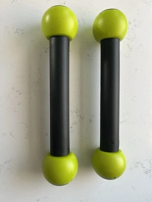 ZUMBA FITNESS 2x1 lb (2lbs) Zumba Toning Sticks weights workout exercise - Image 1 of 3