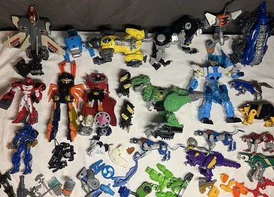 Zords Voltron Go Bots MMPR Mixed Lot Of Complete/Near Complete/Incomplete +Parts - Image 1 of 4