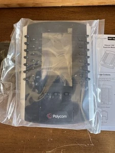 Polycom VVX Color Expansion Module 2201-46350-001 with Cables & Stand - Picture 1 of 3